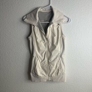 lululemon white vest size 4